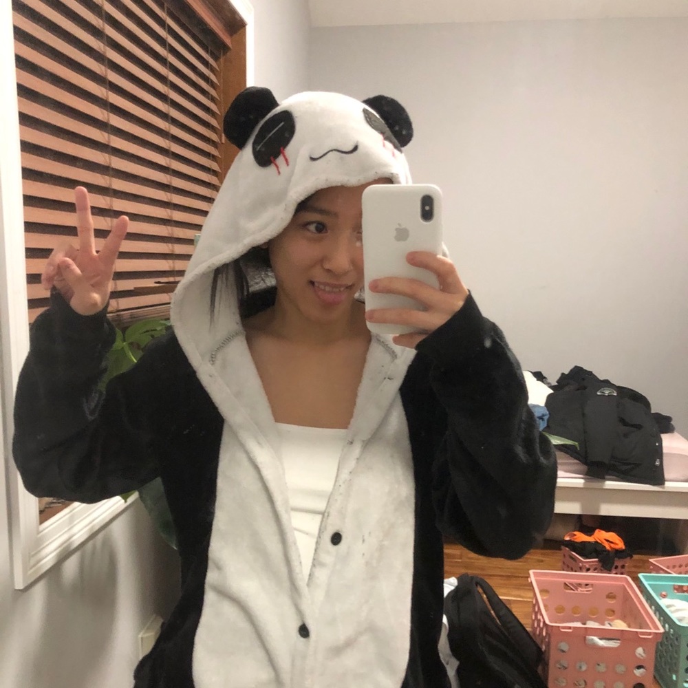 PANDA ONESIE XS